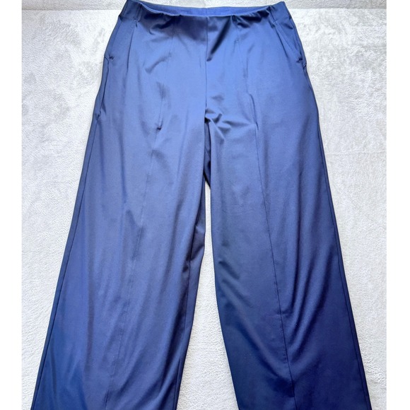 Old Navy PowerSoft Wide Leg Pant XL High Rise Pull On Comfort Athleisure Trouser - Picture 3 of 10